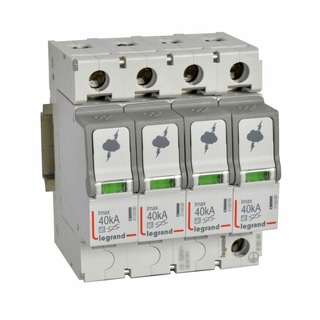 Descarregador Sobretensão 4P 40Ka 440V SD 4Módulos