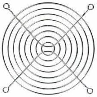 Grelha Metálica Redonda para Ventiladores Axiais Compactos 254mm IP20