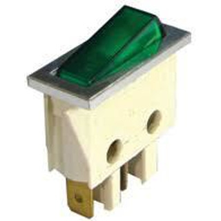 Interruptor com Luz F11400-L Verde (0911510022)
