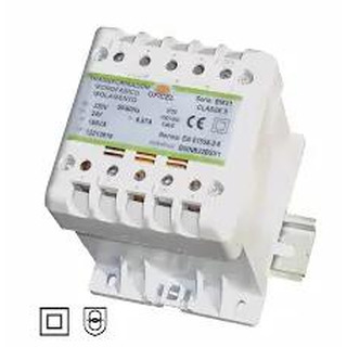 Transformador Monofásico 230V/ 24V 400Va 16.6A Classe II IP20 BMNB26BSV1