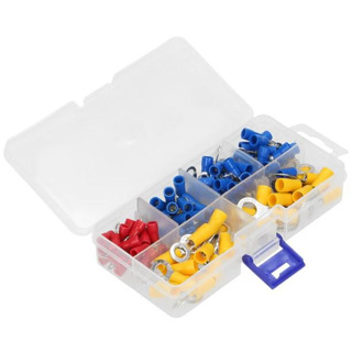 Kit de Terminais de Olhal Isolados 1-6mm 120 Unidades OR-KK-8112