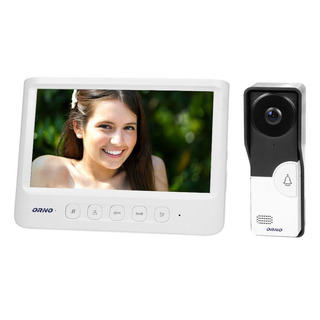 Kit Video Porteiro com Ecra 7 Branco OR-VID-MC-1059/ W