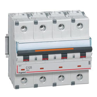 DX3 Disjuntor 4P 125A Curva c 25kA 409803