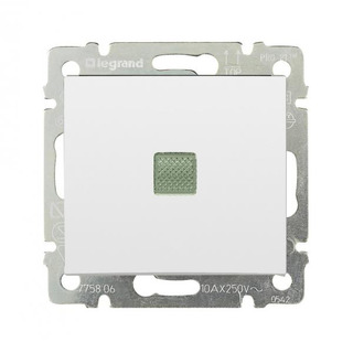 Interruptor Luminoso Branco Valena