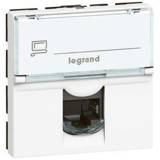 Legrand - Tomada RJ45 C6 FTP 2M Mosaic 74291