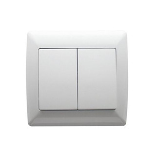 Comutador de Escada Duplo Branco Algarve 583216