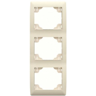 Espelho Triplo Horizontal Marfim Algarve 583118