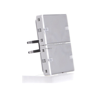 Módulo de 2 Teclas com Porta Etiqueta Branco KNX QX2 Easy 80142329