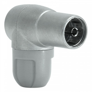 Ficha Curva TV Femea  9,5mm Cinza