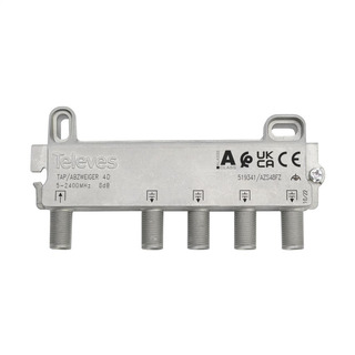 Derivador de Interior 5-2400Mhz 4D F 8dB 519341