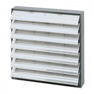 Persiana de Alumínio de Sobrepressão 386x386mm PER-250 CR 5112681200