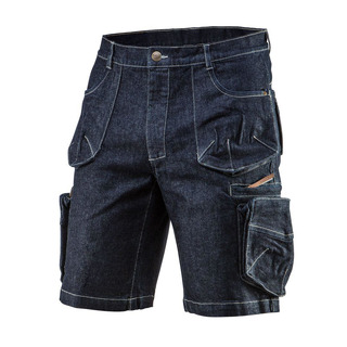 Calção Trabalho Denim com Bolso Azul Tamanho L 81-279-L Neo Tools