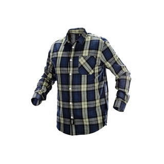 Camisa Flanela Azul/ Verde/ Preta Tamanho S 81-541-S Neo Tools