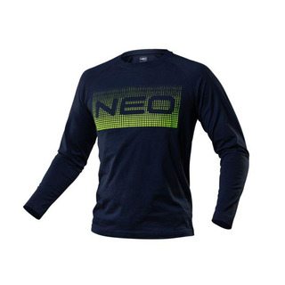 Sweat Shirt Azul com Faixa Verde 81-619-S Neo Tools
