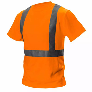Tshirt Laranja Microperfurada com Reflector Tamanho S 81-731-S Neo Tools