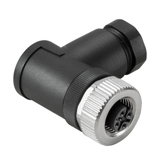 Conetor Redondo Curva 90º 7P Femea M12 9457260000