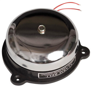Campainha Aço Auxiliar Telefone 100mm 86dB 230V