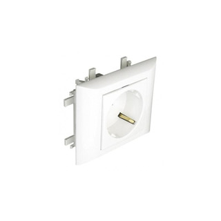Tomada Schuko com Obturador L60/ 75 Vermelho