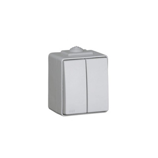 Comutador Lustre Estanque Cinza