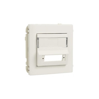 Centro para Acopolador para Conector FO SC Duplo Serie 5000 Branco
