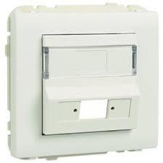 Centro para Acopolador FO SC APC Simples/ LC Duplex Serie 5000 Branco