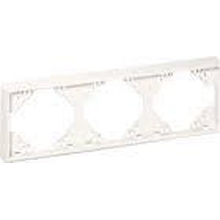 Espelho Triplo Horizontal Serie 5000 Marfim