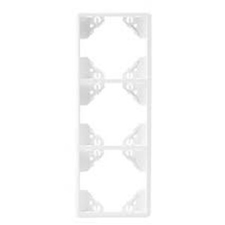 Espelho Triplo Vertical Serie 5000 Branco