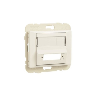 Centro para Acoplador para Conector FO SC Duplex Sirius 70 Branco