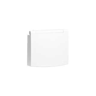 Centro com Tampa para Tomada Schuko Sirius 70 Branco