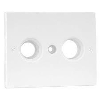 Centro para Tomada R-TV Sirius 70 Branco
