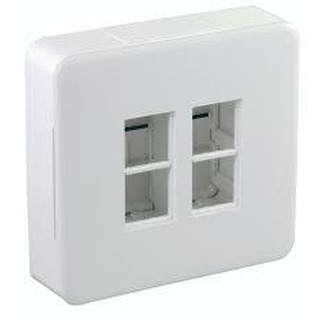 Posto de Trabalho Saliente 2x4 4x4 Módulos Branco 83410