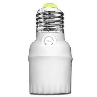 Suporte E27 com Sensor Crepuscular Branco 36270