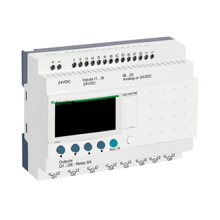 Relé Inteligente Compact Logic Zelio 24Vdc 12E/ 8R SR2B201BD