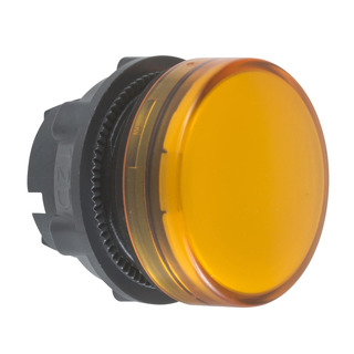 Cabeça De Sinalização Amarela Para Lâmpada BA9S Para Furo 22mm ZB5AV05