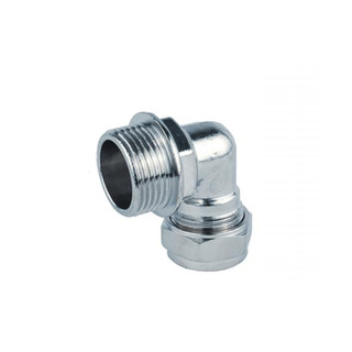 Joelho de Redução Macho Cromado Bicone 90º 1/ 2x15mm
