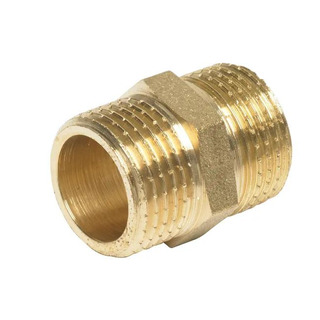 Casquilho de Latão Redondo Macho/ Macho 3/ 8