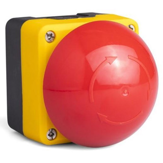 Botão de Emergencia de Encravamento com Caixa 1NO 1NC IP65 P1EC304E-72
