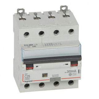 Disjuntor Dierencial 4P C25Ah 6000/ 10Ka 300Ma