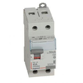 Interruptor Difeferencial Dx3 2P 40A 30mA Tipo A 411555