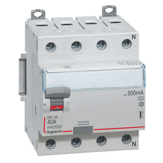 DX3 Interruptor Diferencial 4P 40Ah 500Ma