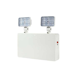 Armadura de Emergência em Led 6W 3.6V 3000mA 3H AutoTeste com 2 Projector IP20 WW7209