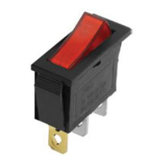 Interruptor com Luz F11400-L Vermelho 0911510020