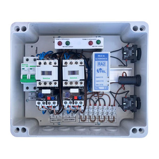 Quadro Guarda Motor Para Bomba Com Relé 1.6/ 2.5Ah Trifásico QEGMT0201625