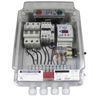 Quadro Sondas Trifasico para Bomba com Relé 4/ 6ah 400Vac QE-QST-0406