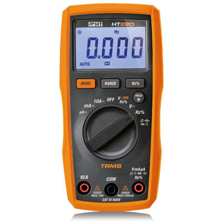 Multímetro digital CATIII TRMS DC/ AC TRMS 600V 10A VFD HT22D