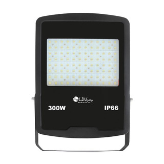 Projetor LED Populo 300W 43500lm 120º 5700k Lumileds IP66 Negro 563000312CW