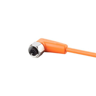 Cabo Laranja com Conector M12 25Mts Saída Lateral 90º EVT006