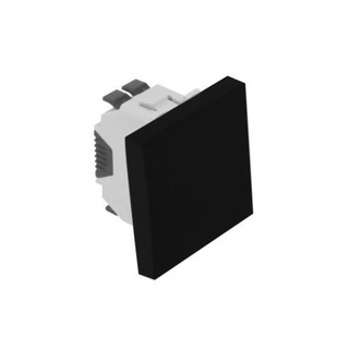 Interruptor Simples 2Mod Preto Mate Q45 45011SPM