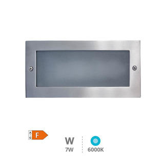 Aplique em Aluminio de Muro Encastrar Led 7W 230V 6000K IP54 200205072