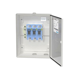 Caixa Portinhola (P100) Trifásica Equipada Cinzenta